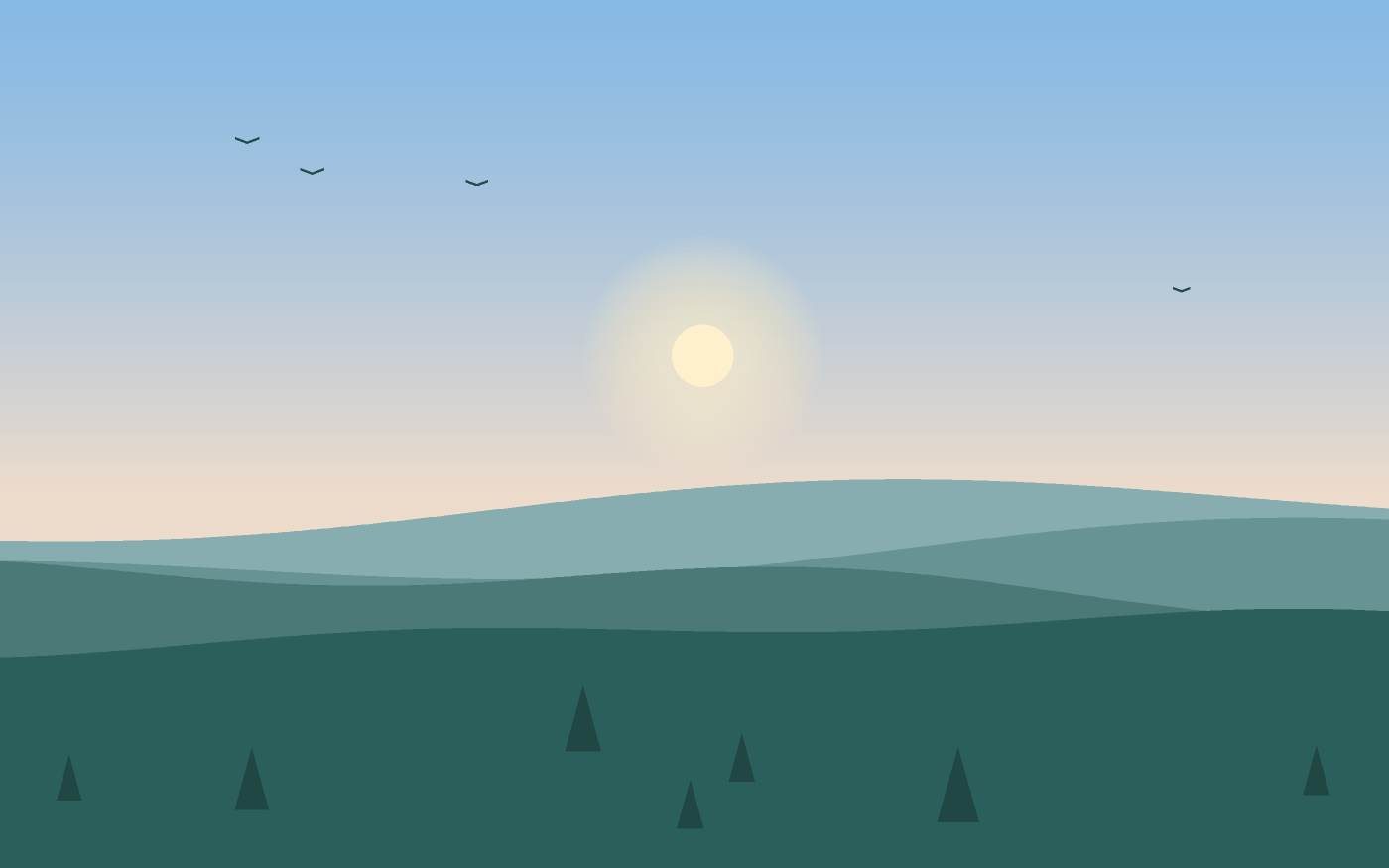 Landschaftsillustration