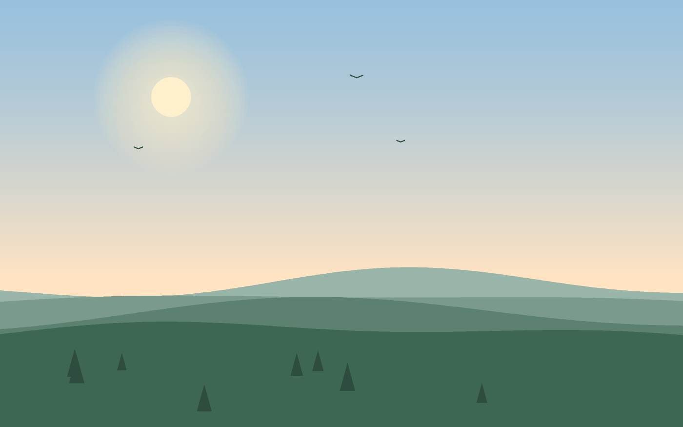 Landschaftsillustration