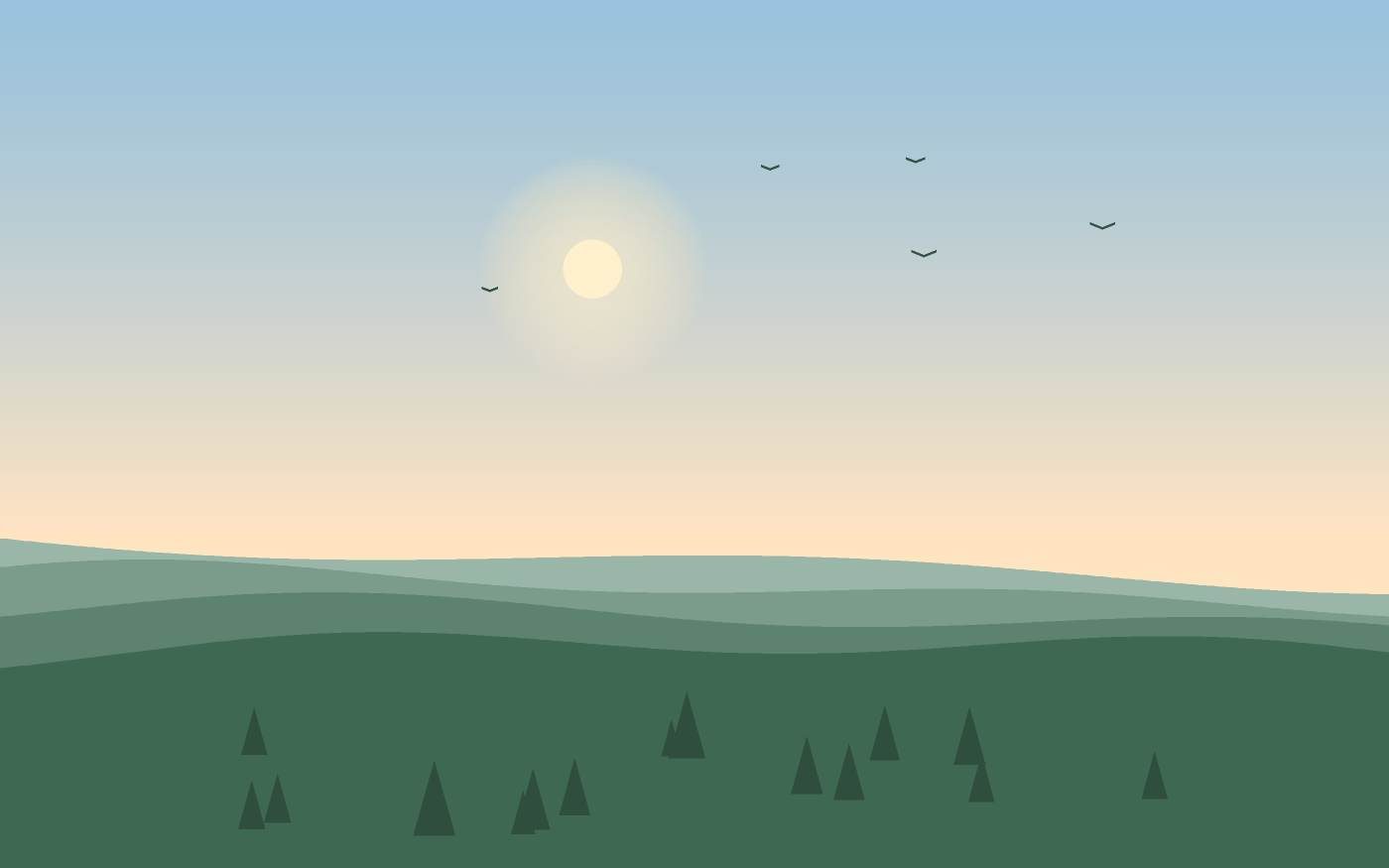 Landschaftsillustration