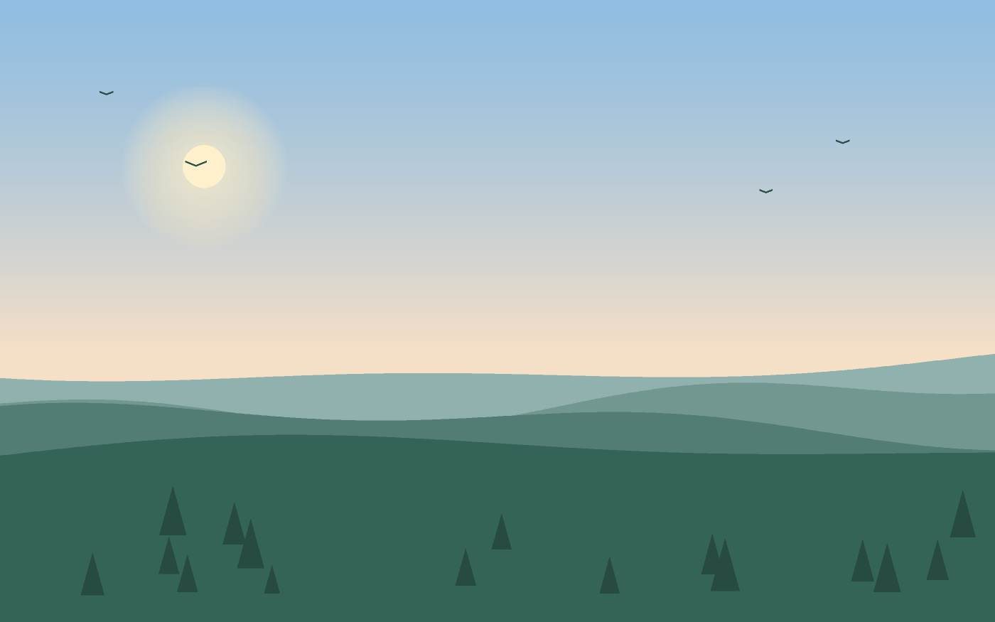 Ilustrace krajiny