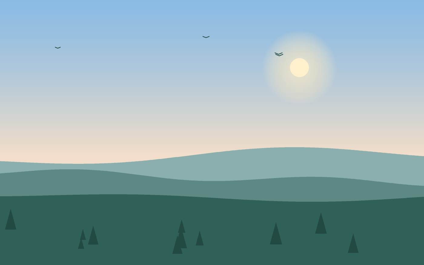 Ilustrace krajiny