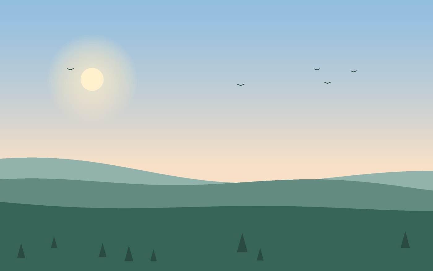Landschaftsillustration