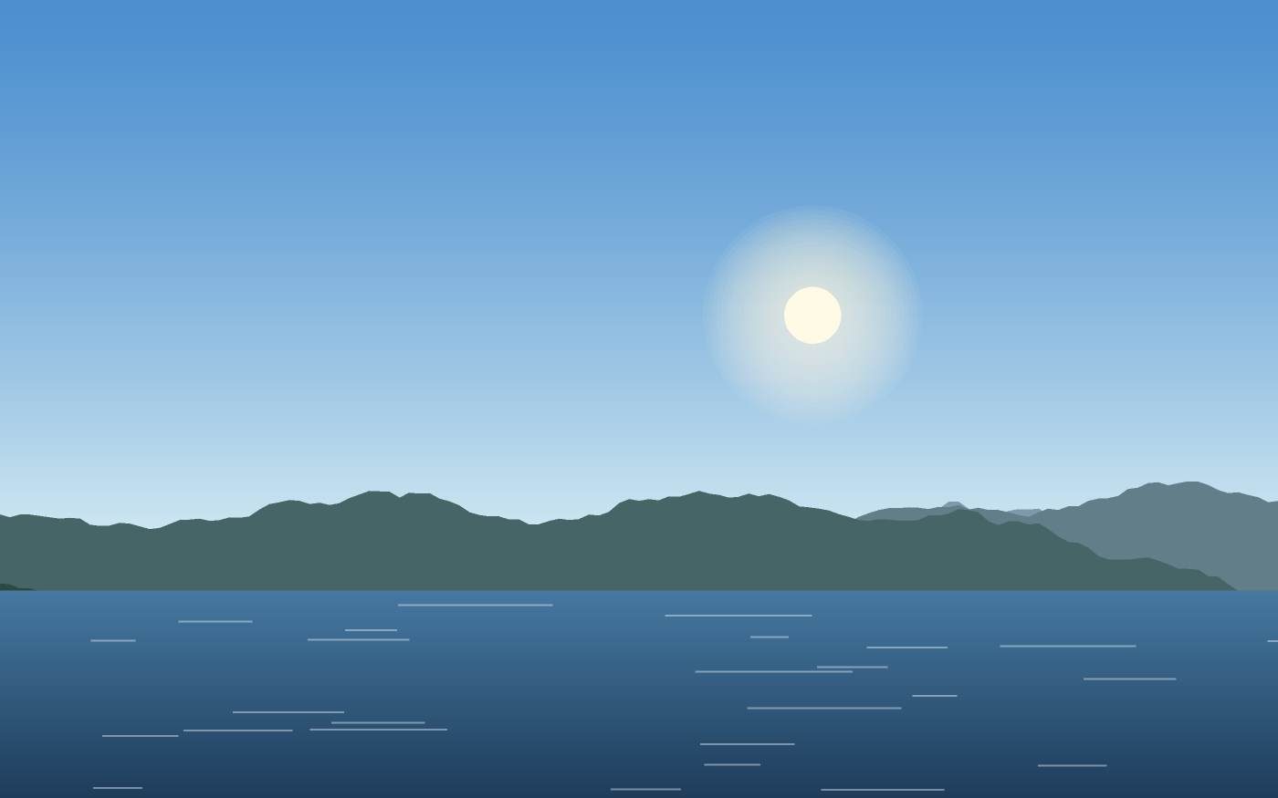 Landschaftsillustration