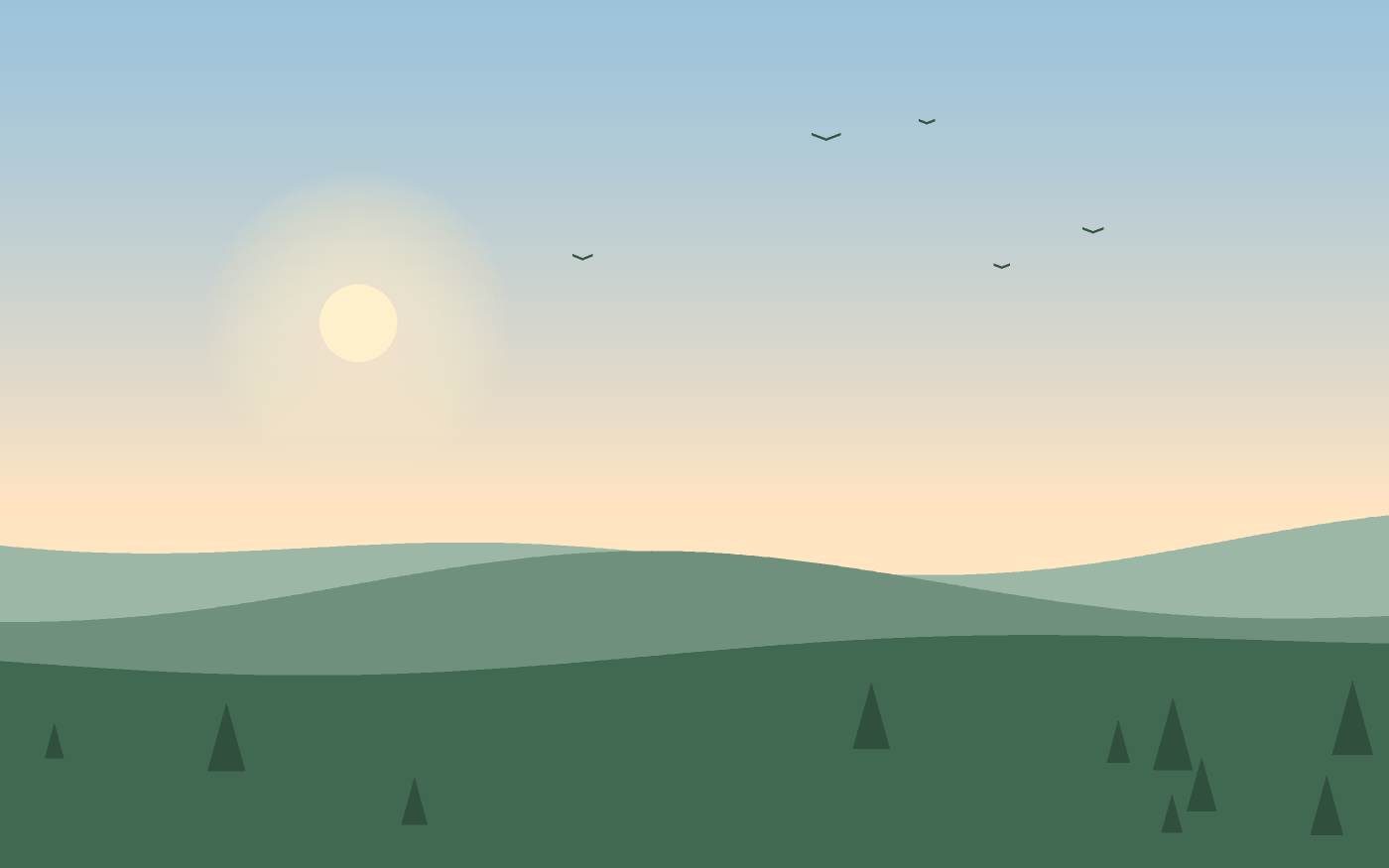 Ilustración de un paisaje