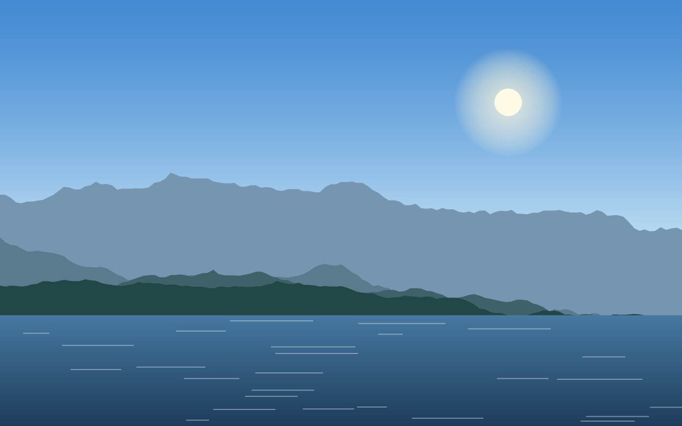 Ilustración de un paisaje