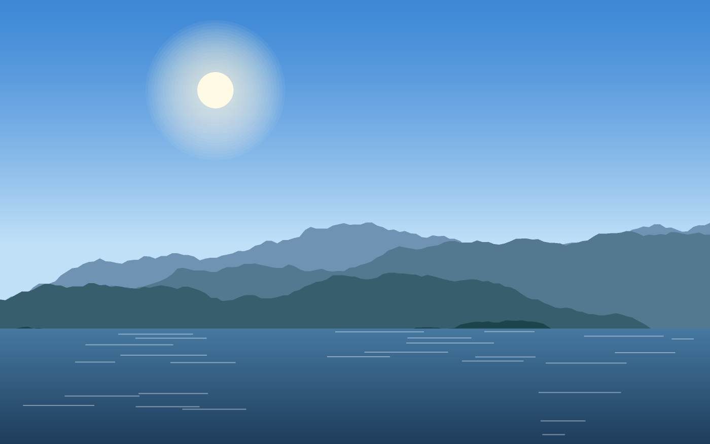 Landschapsillustratie